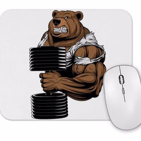 Baskı Dükkanı Ayı 03 Mouse Pad