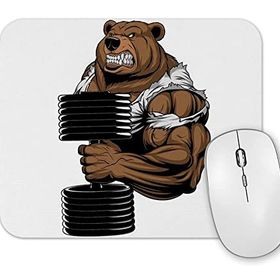 Baskı Dükkanı Ayı 03 Mouse Pad