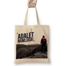 Baskı Dükkanı Ayyıldız Adalet Namluda Bez Çanta