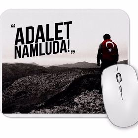 Baskı Dükkanı Ayyıldız Adalet Namluda Mouse Pad