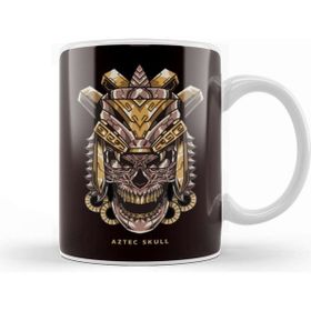 Baskı Dükkanı Aztec Skull Warrior Inca Culture Mayan Civilization Gift Kupa