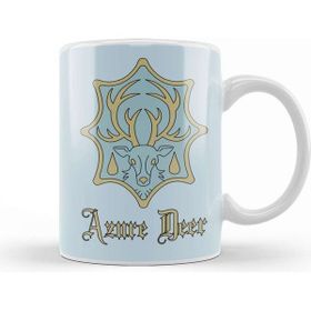 Baskı Dükkanı Azure Deer Badge Black Clover Kupa