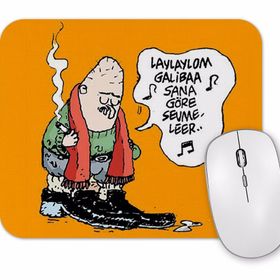 Baskı Dükkanı Baaddin Lay Lay Lom Mouse Pad