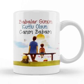 Baskı Dükkanı Babalar Günü Babaya Hediye 002 Kupa