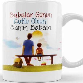 Baskı Dükkanı Babalar Günü Babaya Hediye 002 Kupa