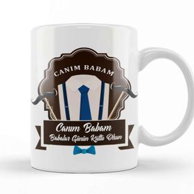 Baskı Dükkanı Babalar Günü Babaya Hediye 003 Kupa