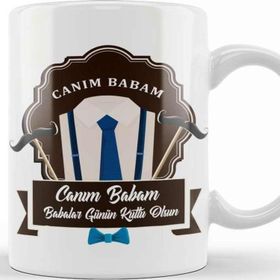 Baskı Dükkanı Babalar Günü Babaya Hediye 003 Kupa