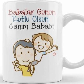 Baskı Dükkanı Babalar Günü Babaya Hediye 004 Kupa