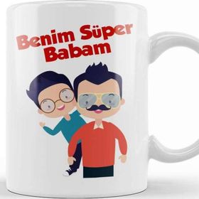 Baskı Dükkanı Babalar Günü Babaya Hediye 027 Kupa