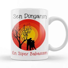 Baskı Dükkanı Babalar Günü Babaya Hediye 028 Kupa