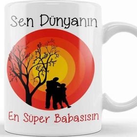 Baskı Dükkanı Babalar Günü Babaya Hediye 028 Kupa