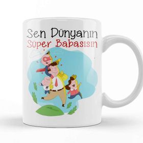 Baskı Dükkanı Babalar Günü Babaya Hediye 029 Kupa