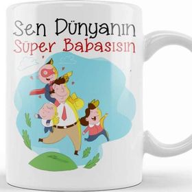 Baskı Dükkanı Babalar Günü Babaya Hediye 029 Kupa