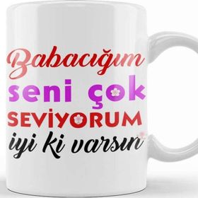 Baskı Dükkanı Babalar Günü Babaya Hediye 03 Kupa