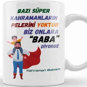 Baskı Dükkanı Babalar Günü Babaya Hediye 032 Kupa