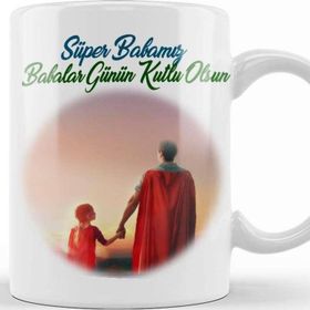 Baskı Dükkanı Babalar Günü Babaya Hediye 033 Kupa