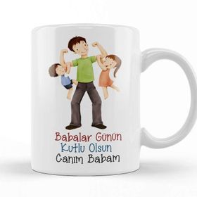 Baskı Dükkanı Babalar Günü Babaya Hediye 036 Kupa Bardak