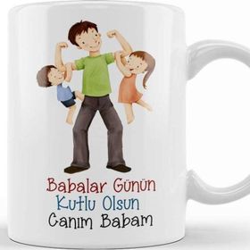 Baskı Dükkanı Babalar Günü Babaya Hediye 036 Kupa Bardak