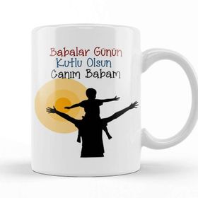 Baskı Dükkanı Babalar Günü Babaya Hediye 069 Kupa Bardak
