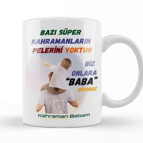 Baskı Dükkanı Babalar Günü Babaya Hediye 07 Kupa