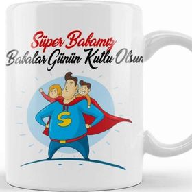 Baskı Dükkanı Babalar Günü Babaya Hediye 09 Kupa