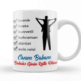 Baskı Dükkanı Babalar Günü Babaya Hediye 31 Kupa