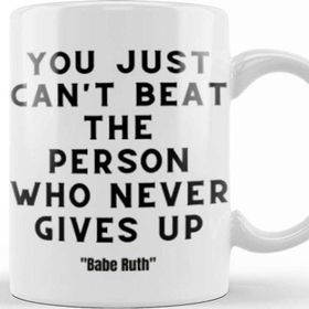 Baskı Dükkanı Babe Ruth Quotes Baseball Kupa