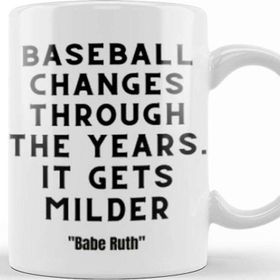 Baskı Dükkanı Babe Ruth Quotes Baseball Kupa