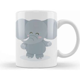 Baskı Dükkanı Baby Animal Elefante Kupa Bardak