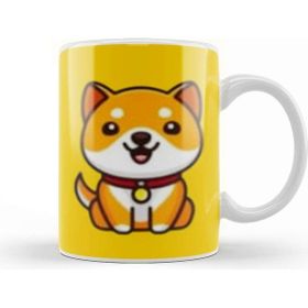 Baskı Dükkanı Baby Doge Coin Dogecoın Crypto To the Moon Kupa Bardak P