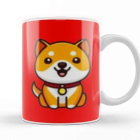 Baskı Dükkanı Baby Doge Coin Dogecoın Crypto To the Moon Kupa Bardak P