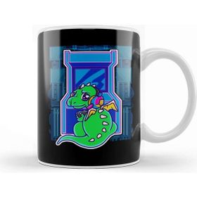 Baskı Dükkanı Baby Dragon Gamer Cute & Funny Arcade Gaming Kupa