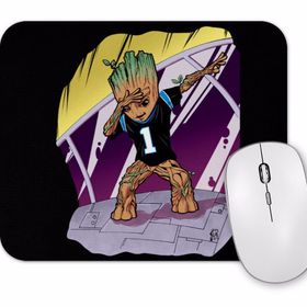 Baskı Dükkanı Baby Groot Dabbing Panther Jersey Mouse Pad