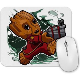 Baskı Dükkanı Baby Groot Super Tiny Groot Mouse Pad