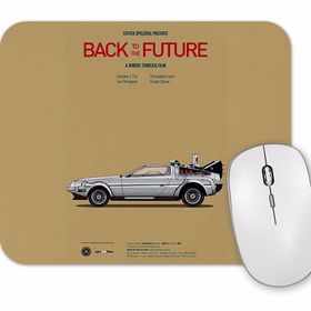Baskı Dükkanı Back To the Future Mouse Pad