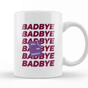 Baskı Dükkanı Bad Bye Purple Mono Collectıon Bts Kupa Bardak