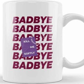 Baskı Dükkanı Bad Bye Purple Mono Collectıon Bts Kupa Bardak