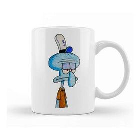 Baskı Dükkanı Bad Day Squidward Kupa Bardak