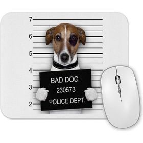 Baskı Dükkanı Bad Dog Pug Köpek Mouse Pad