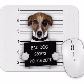 Baskı Dükkanı Bad Dog Pug Köpek Mouse Pad