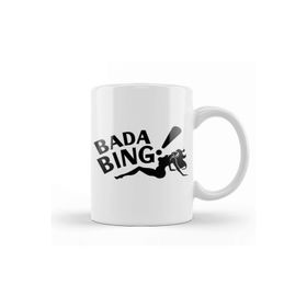 Baskı Dükkanı Bada Bing Black Kupa