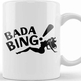 Baskı Dükkanı Bada Bing Black Kupa