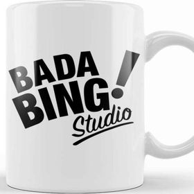 Baskı Dükkanı Bada Bing Black Kupa
