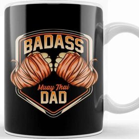 Baskı Dükkanı Badass Muay Thai Dad Mixed Martial Arts Mma Father Kupa Bardak