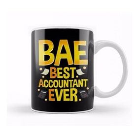 Baskı Dükkanı Bae Best Accountant Ever Funny Cpa Accounting Kupa Bardak