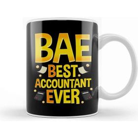Baskı Dükkanı Bae Best Accountant Ever Funny Cpa Accounting Kupa Bardak