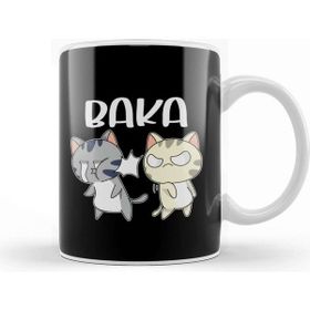 Baskı Dükkanı Baka Anime Slap Japan Cat Anime Japan Baka Kawaii Cats Kedi Kupa