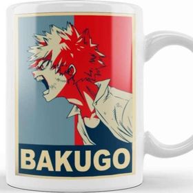 Baskı Dükkanı Bakugo My Hero Academia Porselen Kupa