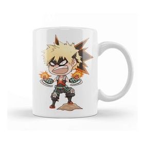Baskı Dükkanı Bakugou Katsuki Porselen Kupa