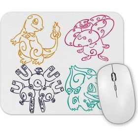 Baskı Dükkanı Balbazar Pokemon Go Pikachu Mouse Pad